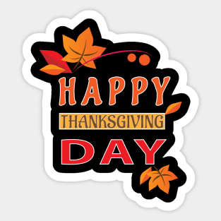 Happy thanksgiving day 2021 Sticker